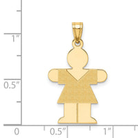 14k Girl Charm-XK111