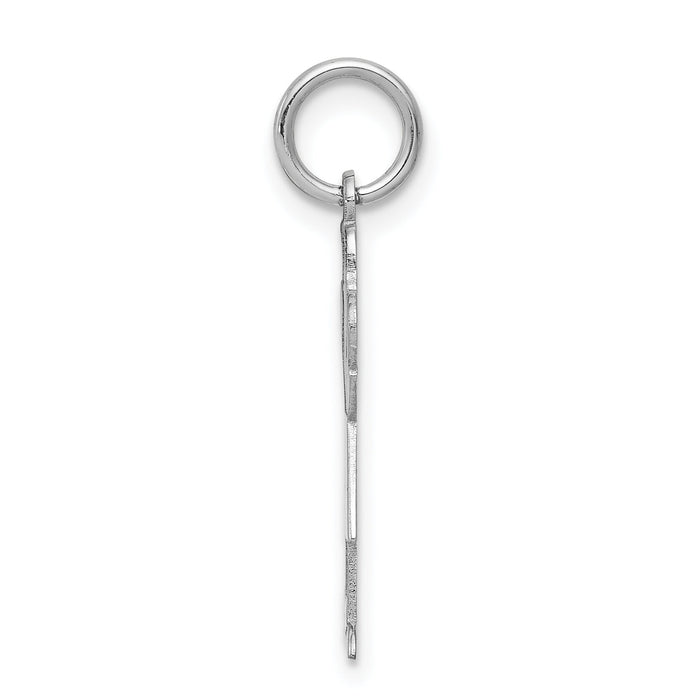 14k White Gold Kid Charm-XK1110W