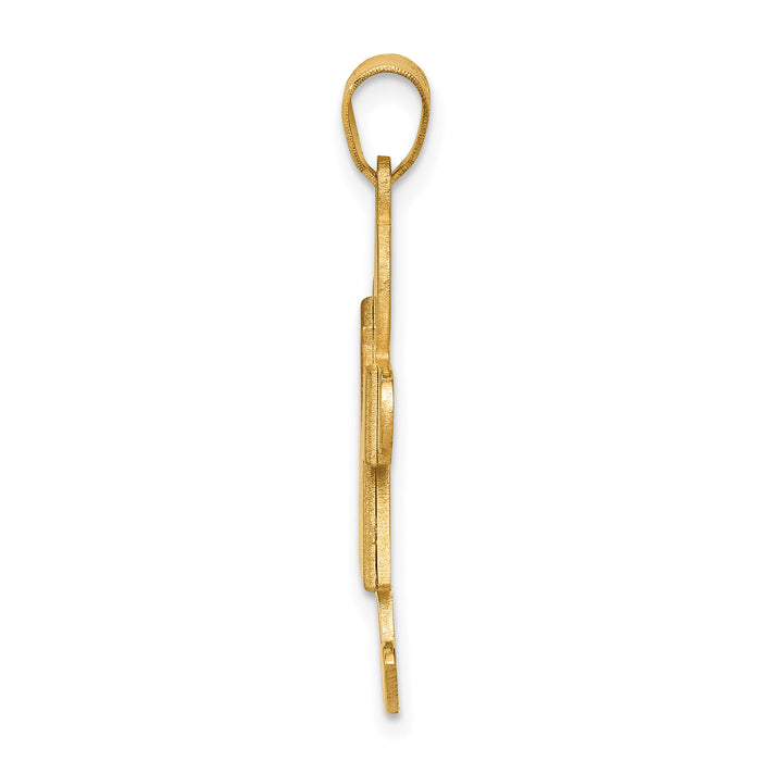 14k Girl Charm-XK112