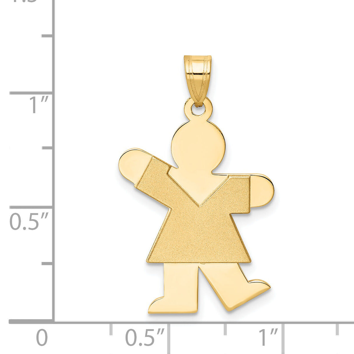14k Girl Charm-XK112