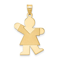 14k Girl Charm-XK112