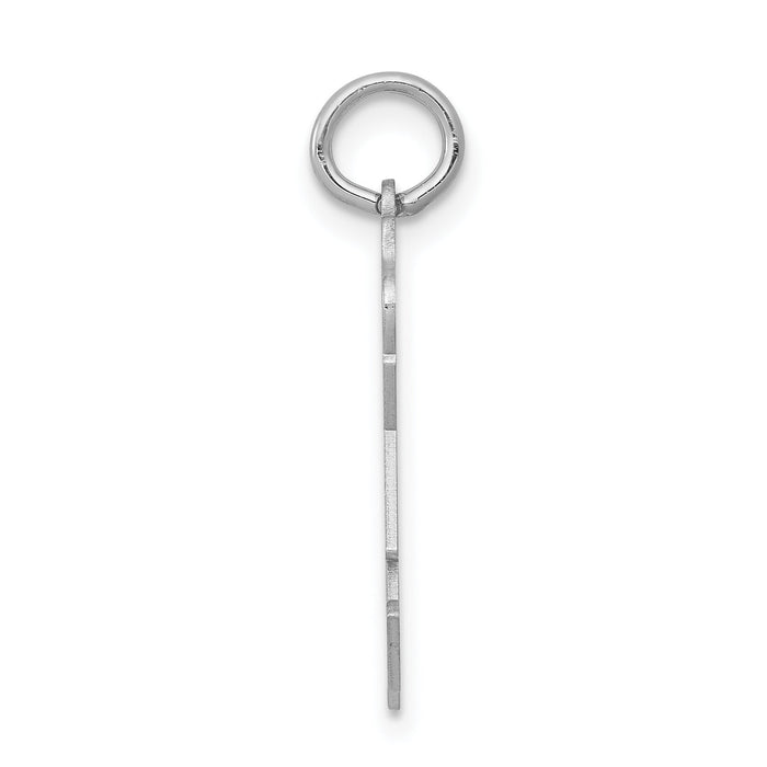 14k White Gold Kid Charm-XK1122W