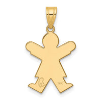 14k Girl Charm-XK116