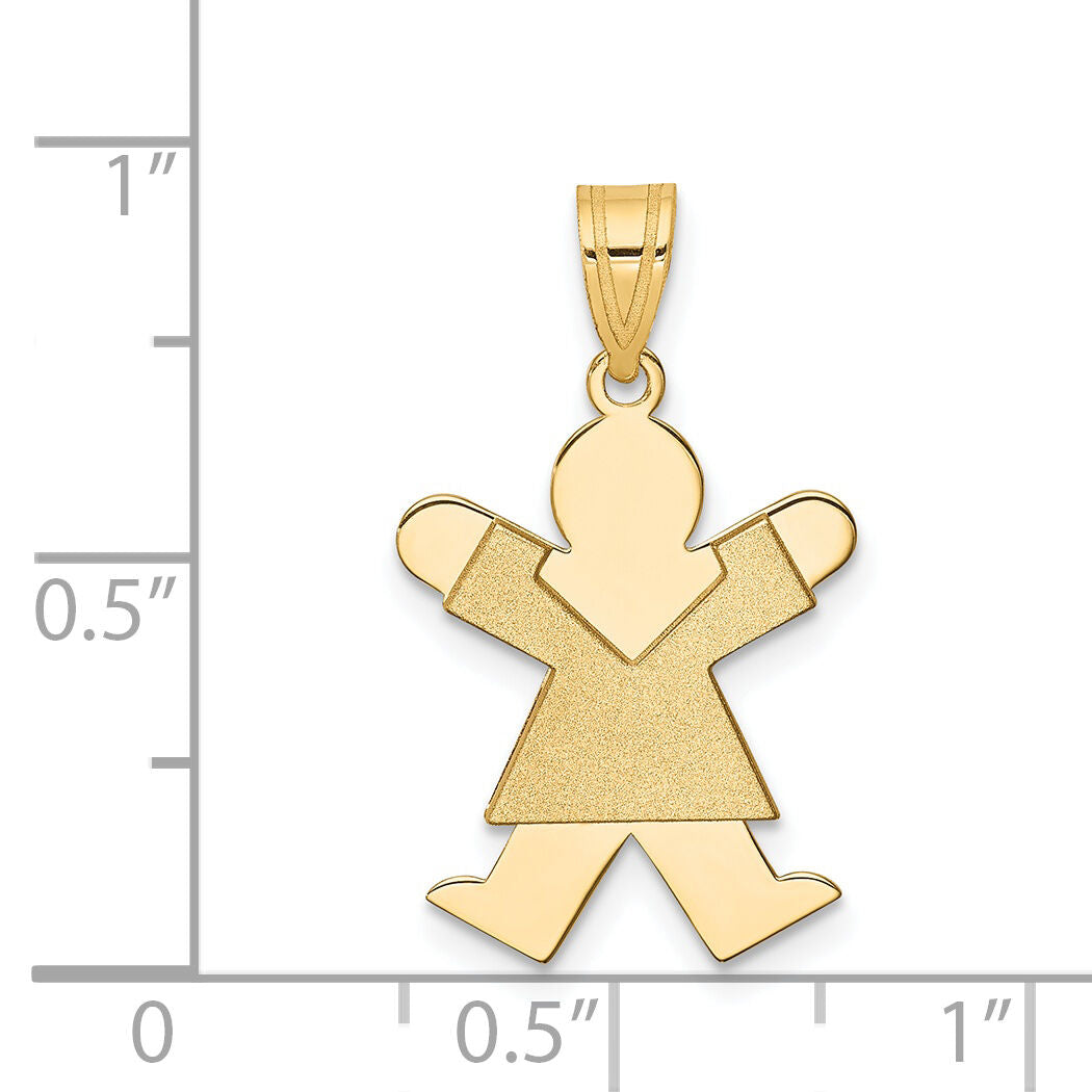 14k Girl Charm-XK116