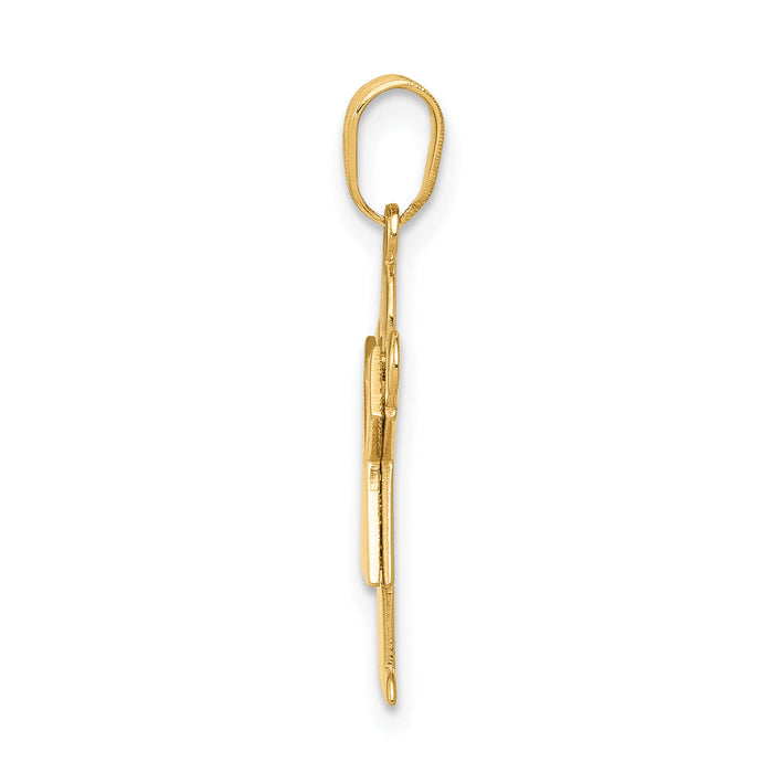 14k Girl Charm-XK211