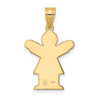14k Girl Charm-XK211