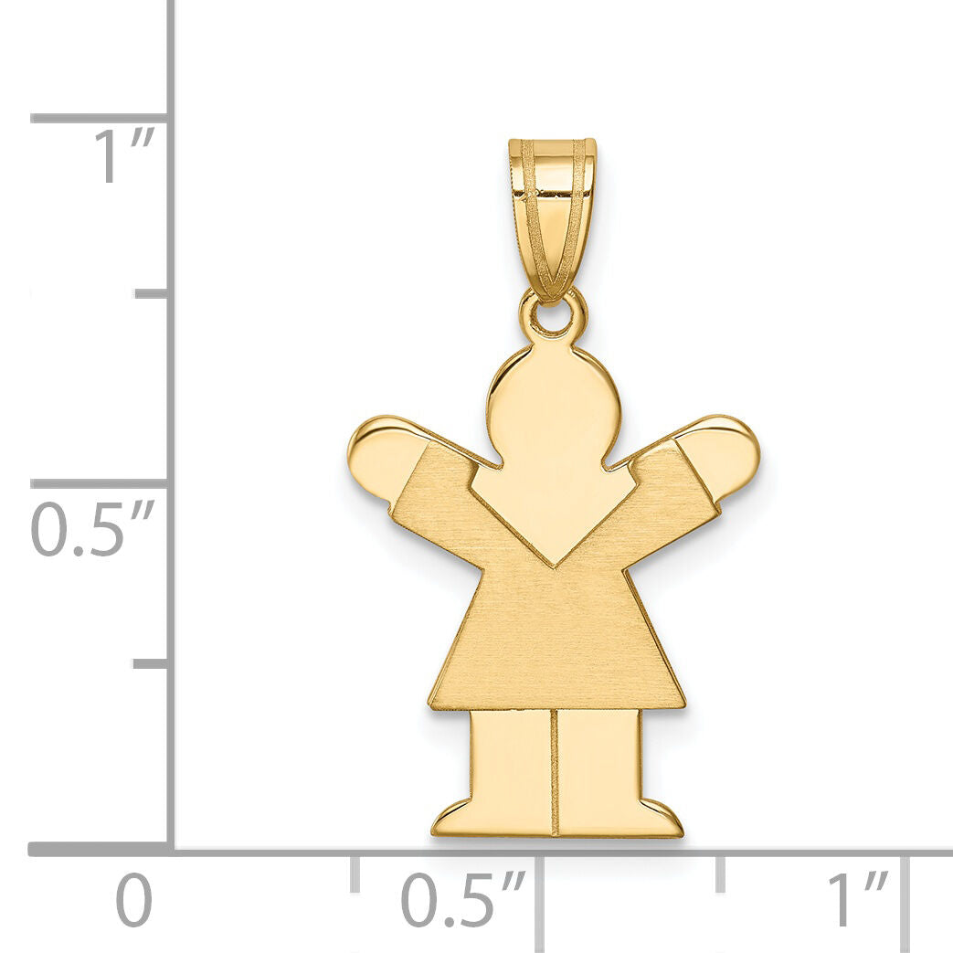 14k Girl Charm-XK211