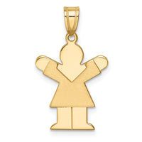 14k Girl Charm-XK211