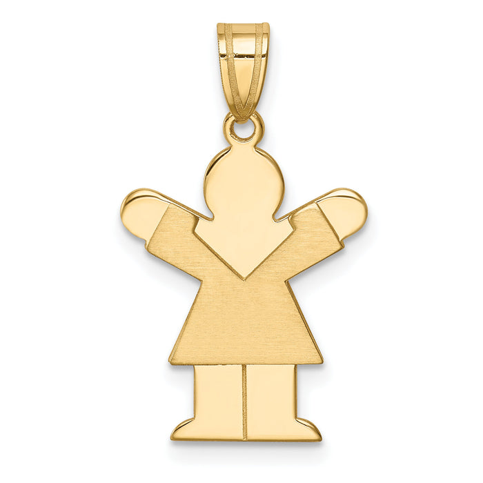 14k Girl Charm-XK211