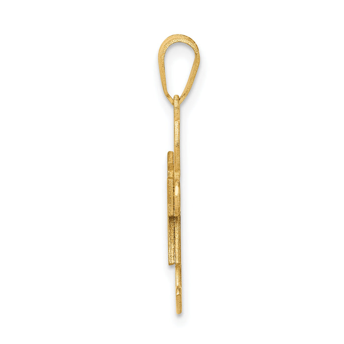 14k Girl Charm-XK212