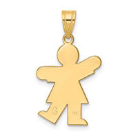 14k Girl Charm-XK212