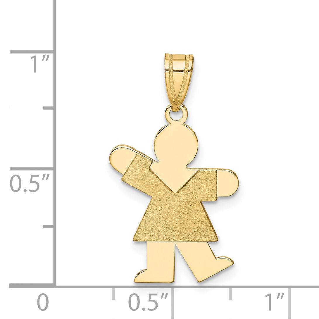 14k Girl Charm-XK212