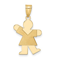 14k Girl Charm-XK212