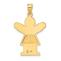 14k Girl Charm-XK240