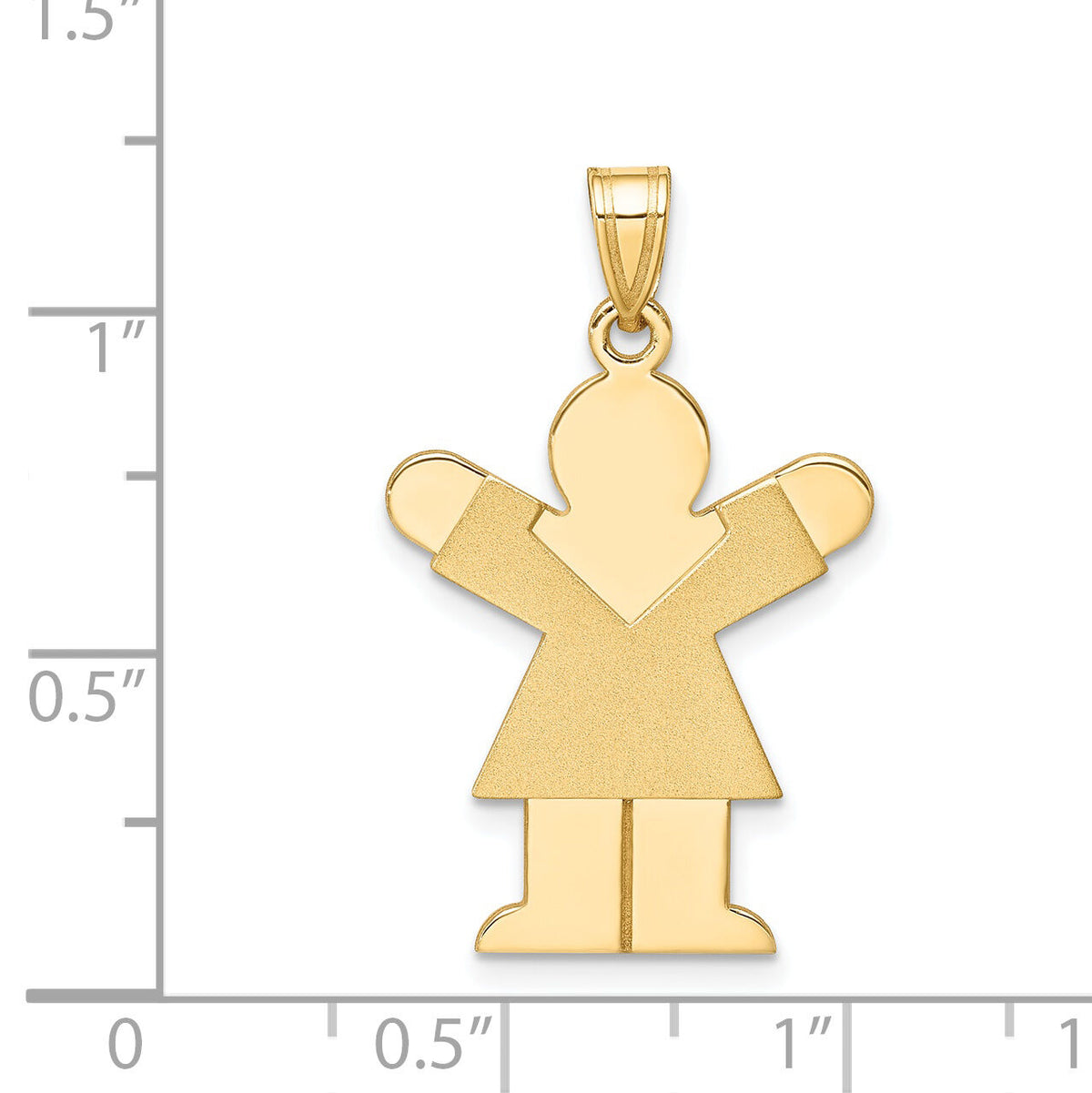 14k Girl Charm-XK240