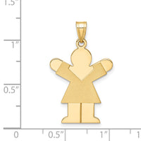 14k Girl Charm-XK240