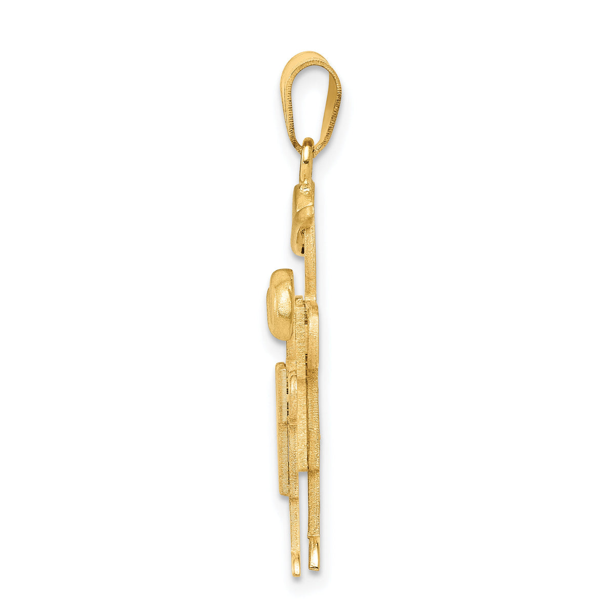 14k Big Boy and Little Boy Engravable Charm-XK294