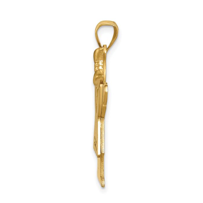 14k AA Diamond Kid Pendant-XK464AA