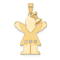 14k AA Diamond Kid Pendant-XK464AA