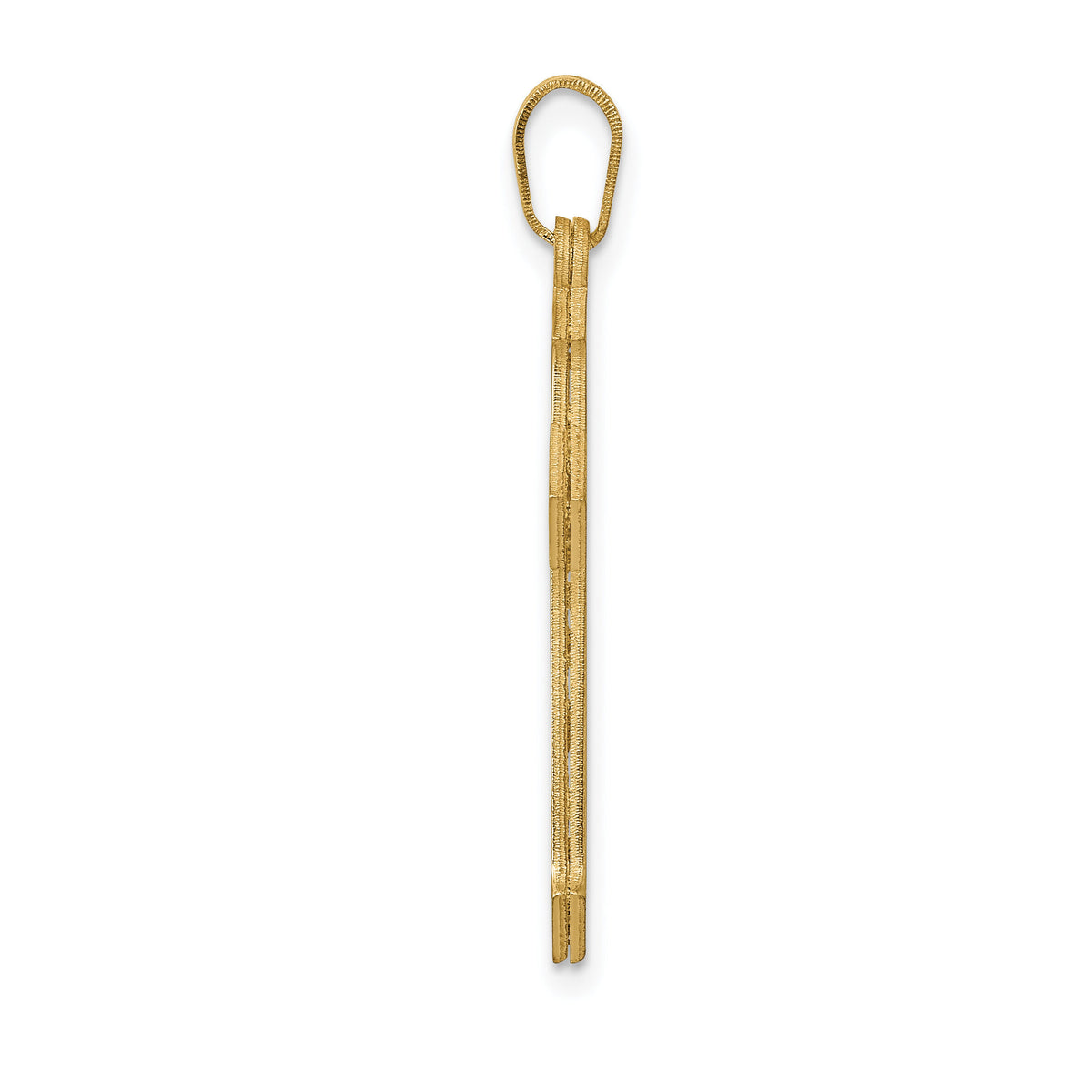 14k Passion Cross Pendant-XK601