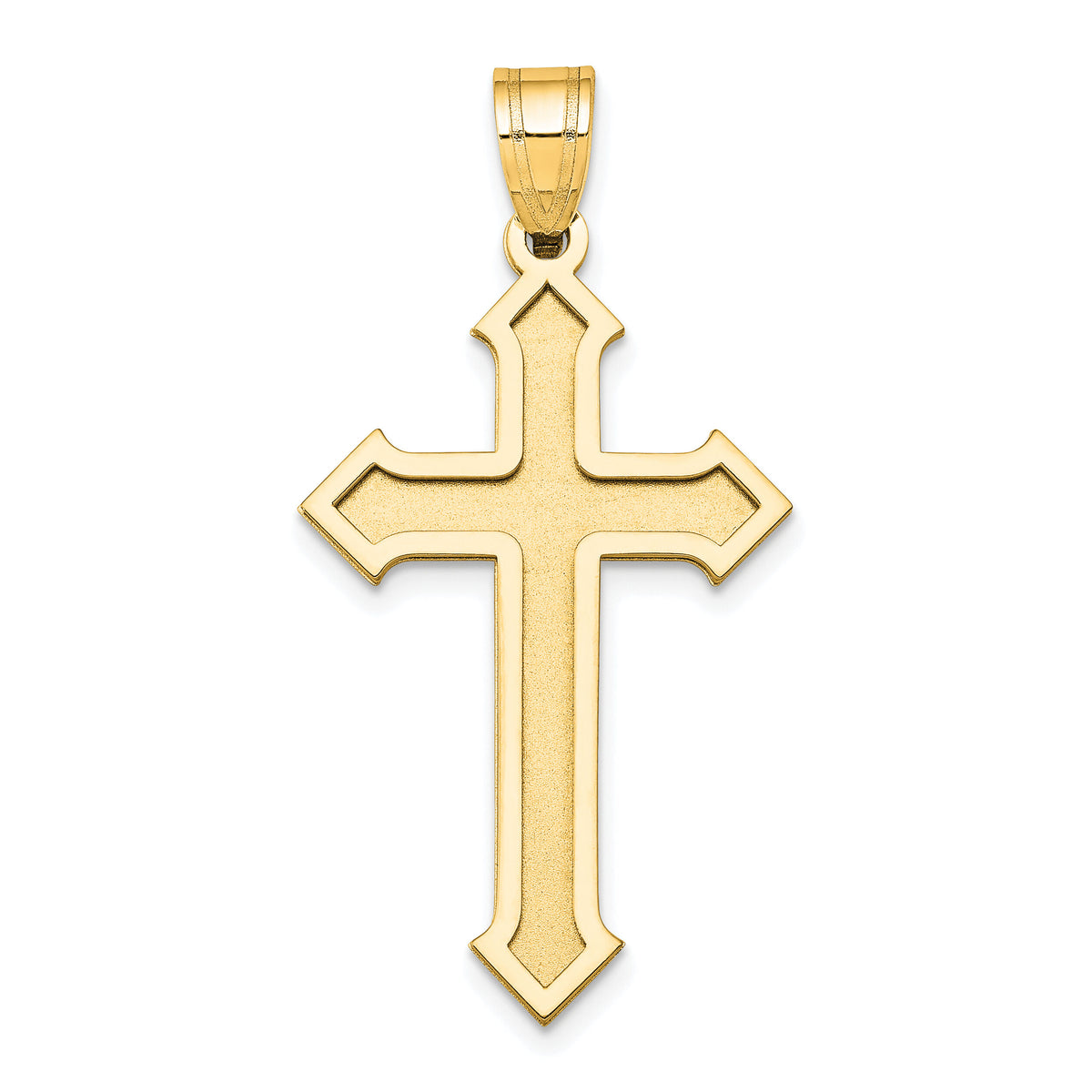 14k Passion Cross Pendant-XK601