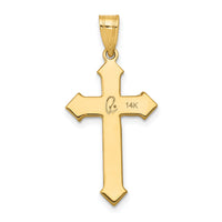 14k Passion Cross Pendant-XK609