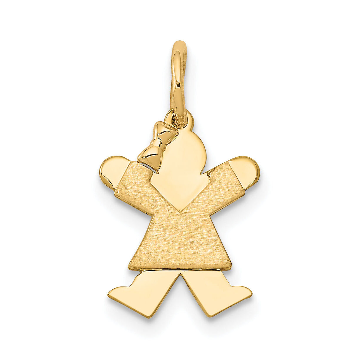 14k Mini Girl Joy Charm-XK833