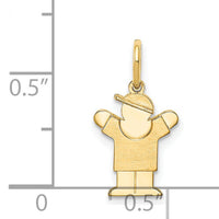 14k Mini Boy Love Charm-XK834