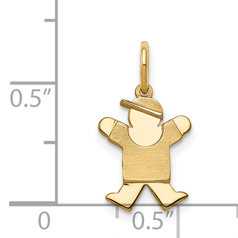 14k Mini Boy Joy Charm-XK835