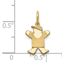 14k Mini Boy Joy Charm-XK835