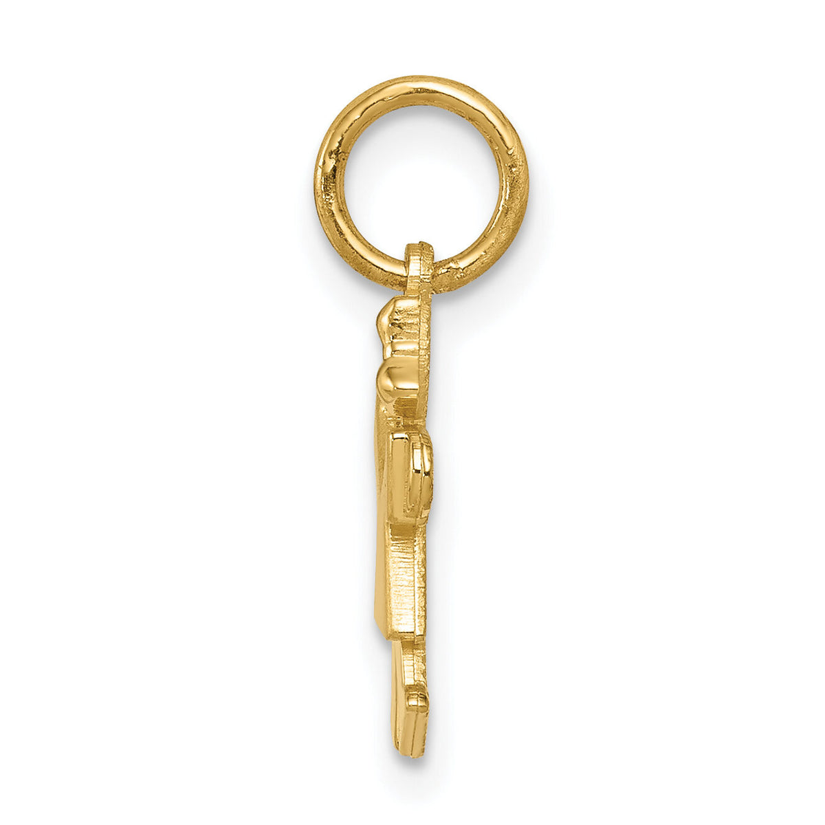 14k Mini Girl Kiss Charm-XK837