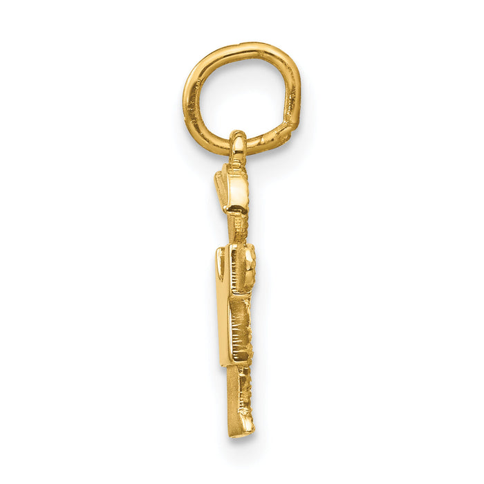 14k Mini Boy Hugs Charm-XK838