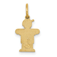 14k Mini Boy Hugs Charm-XK838