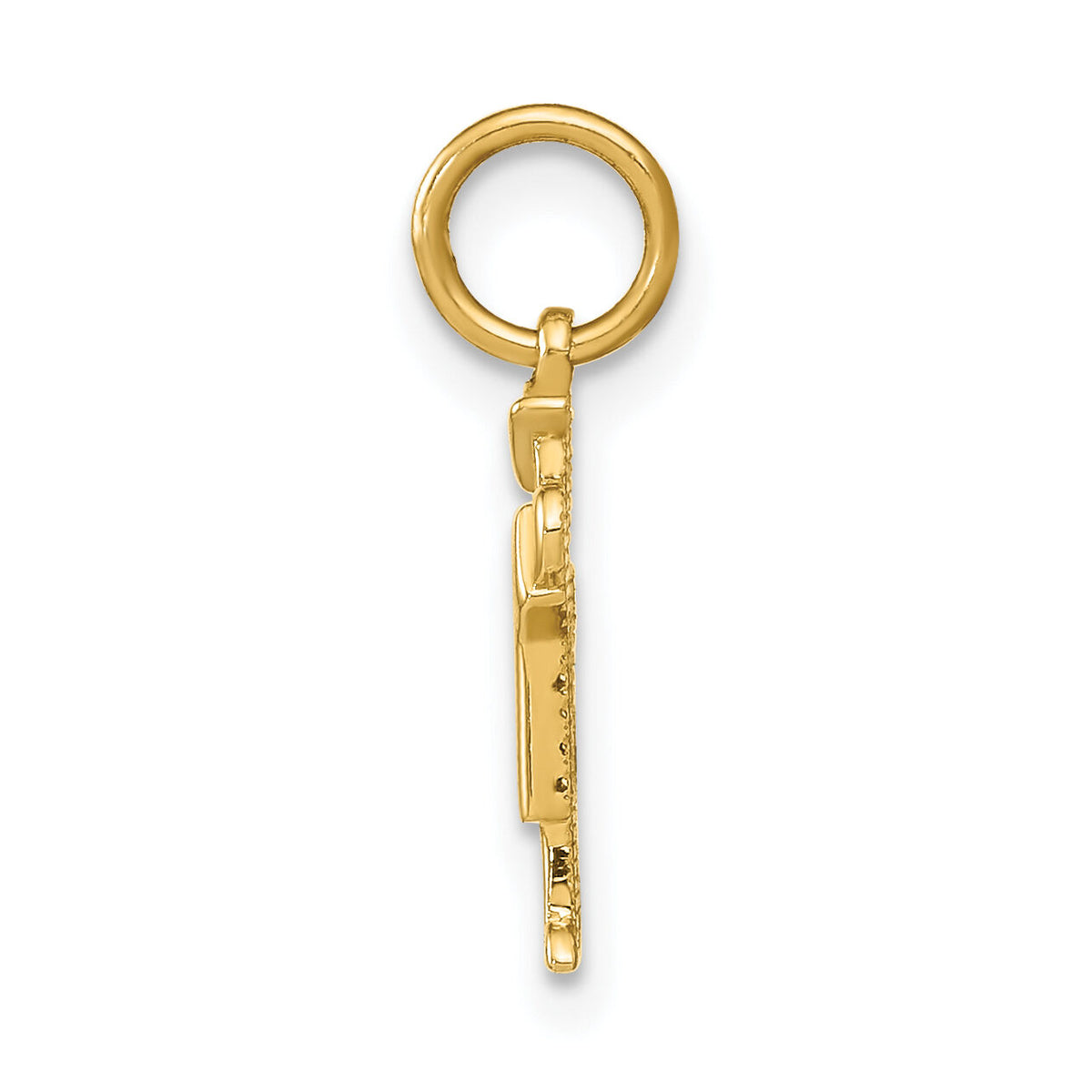 14k Mini Boy Kiss Charm-XK839