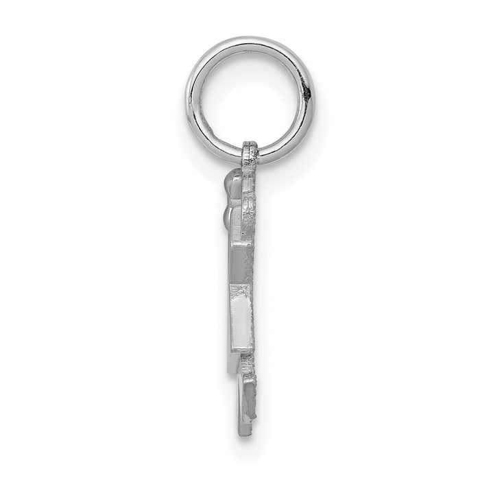 14k White Mini Girl Joy Charm-XK842