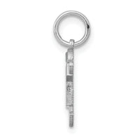 14k White Mini Boy Joy Charm-XK844