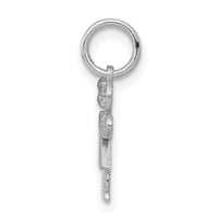 14k White Mini Girl Hugs Charm-XK845