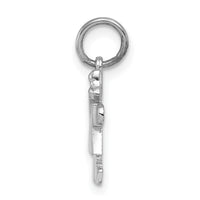 14k White Mini Girl Kiss Charm-XK846