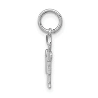 14k White Mini Boy Hugs Charm-XK847
