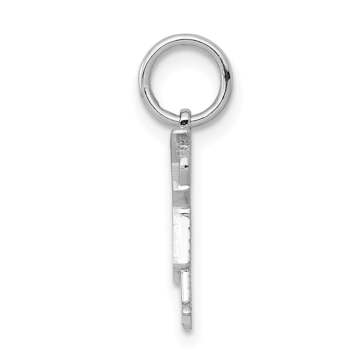 14k White Mini Boy Kiss Charm-XK848