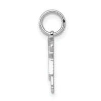 14k White Mini Boy Kiss Charm-XK848