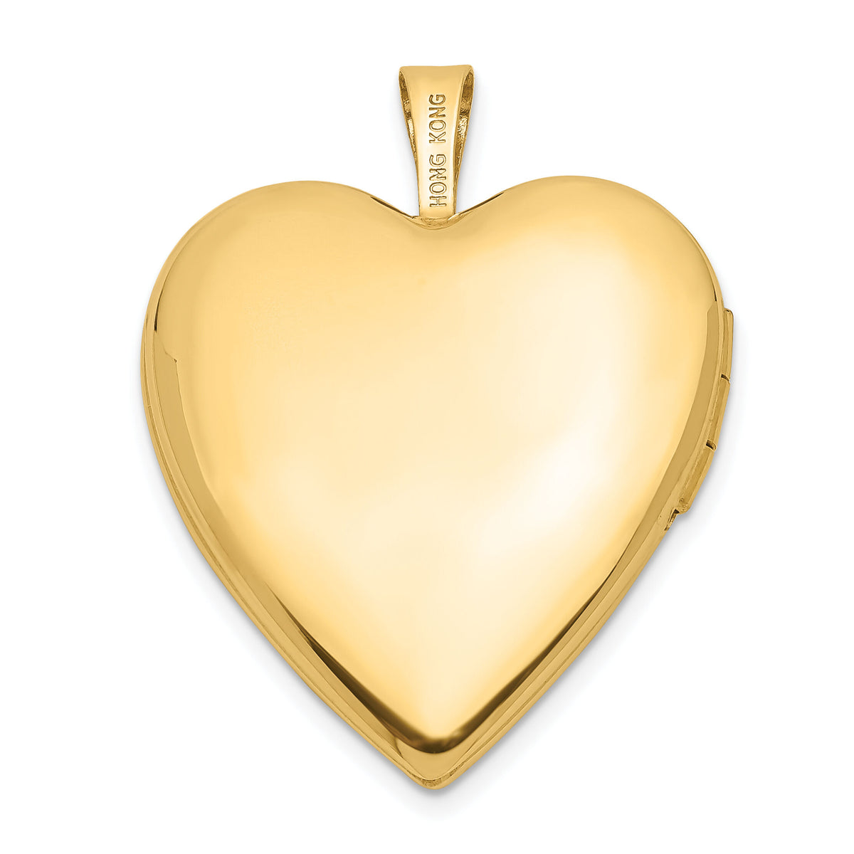 14K 20mm Diamond Heart Locket-XL590