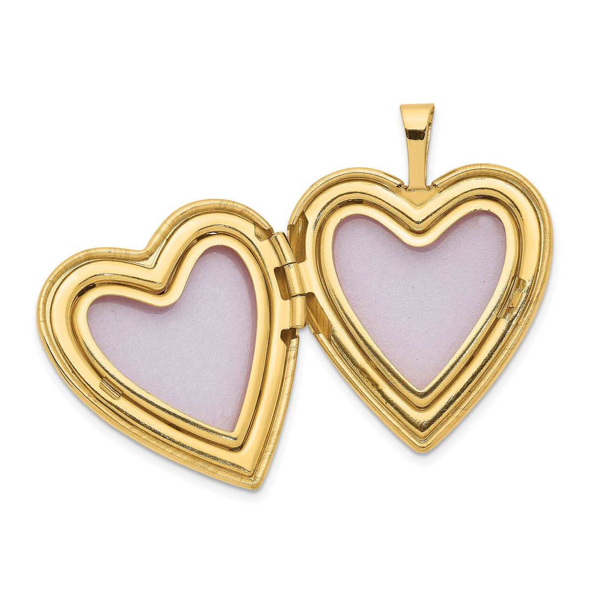 14K 20mm Diamond Heart Locket-XL590