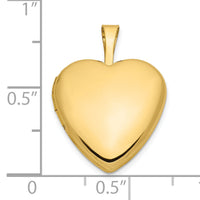 14k 16mm Heart Locket-XL786