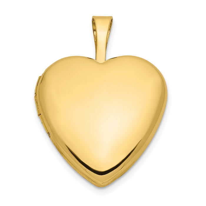 14k 16mm Heart Locket-XL786