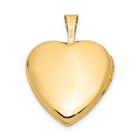 14k 16mm Polished & Satin I LOVE YOU Heart Locket-XL788