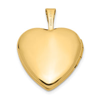 14ky 16mm Double Hearts Locket-XL794