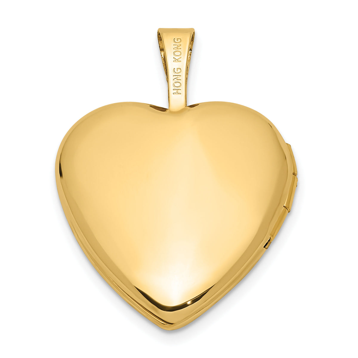 14ky 16mm with Enamel Floral Cross Heart Locket-XL796