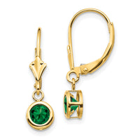 14k 5mm Mount St. Helens Leverback Earring-XLB100MS