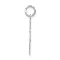 14k White Gold .018 Depth Engravable Boy Charm-XM100/18W